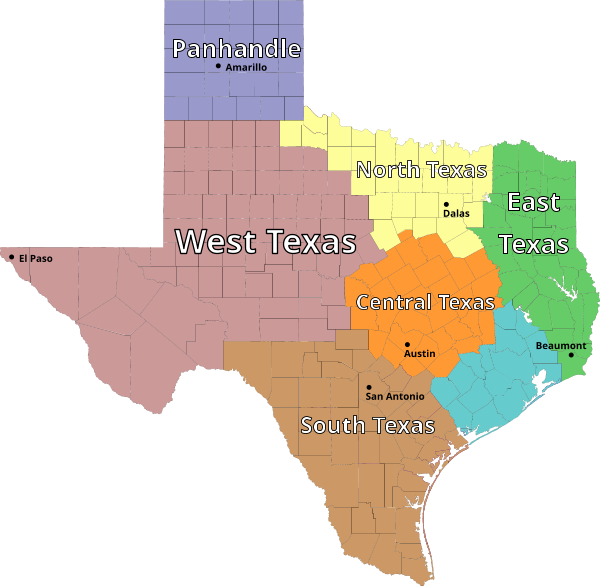 Houston Texas map